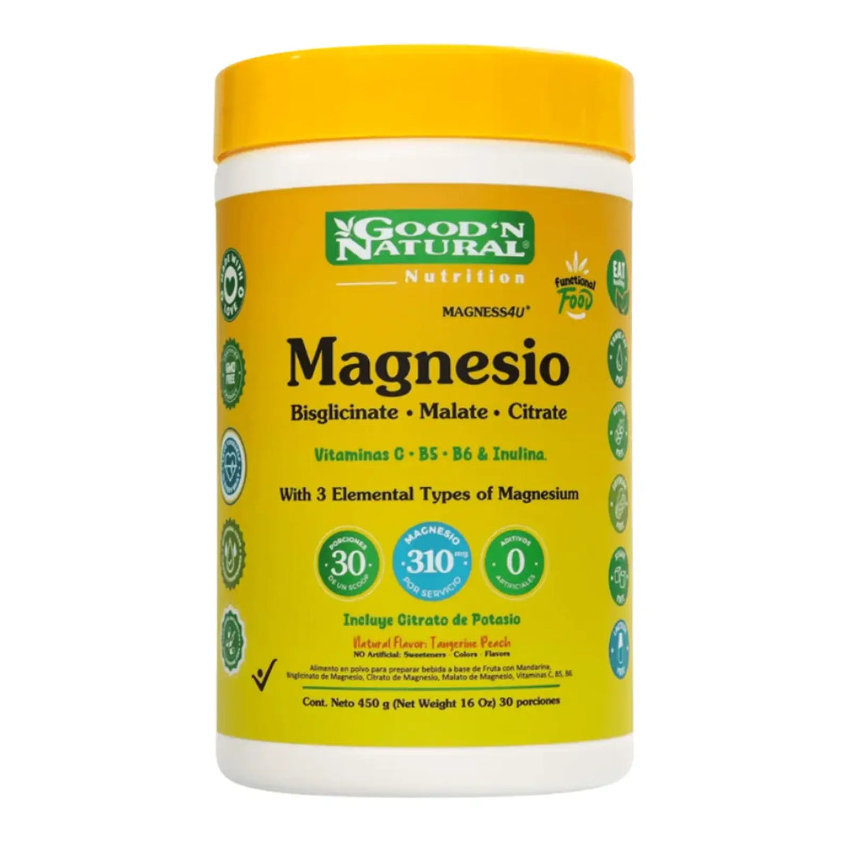 Magnesio polvo x 450g Good Natural