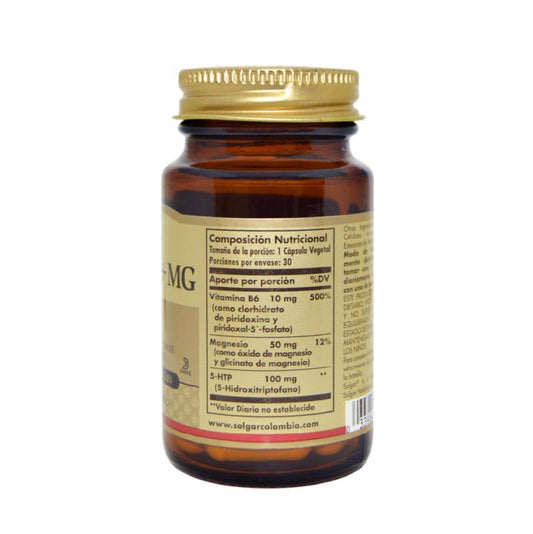 5 HTP + B6 + MG 100 mg x 30 cápsulas vegetales - Artemisa Productos Naturales