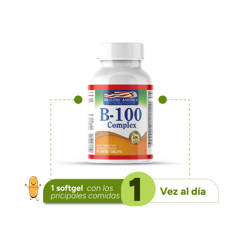 B - 100 Complex x 50 tabletas - Artemisa Productos Naturales