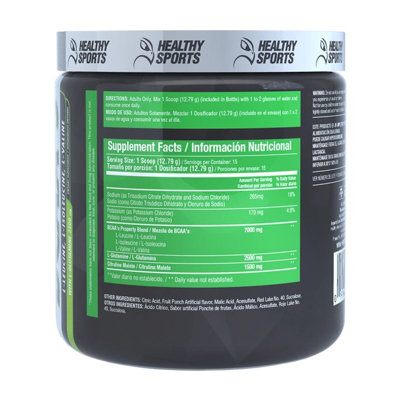 BCAA en Polvo x 192 gr con sodio y potasio - Artemisa Productos Naturales