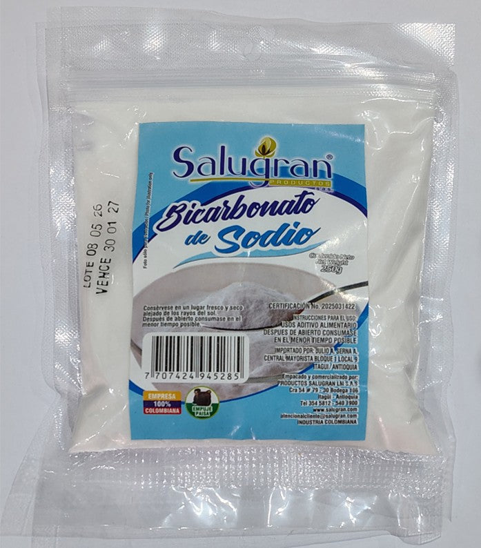 Bicarbonato de Sodio 250 gr Salugran