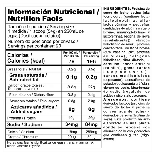 BIPRO LITE 2.4 lb 1080 g Elitenut - Artemisa Productos Naturales