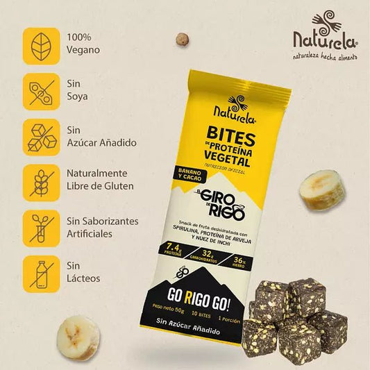 BITES DE PROTEINA VEGETAL X50 GR NATUREL - Artemisa Productos Naturales