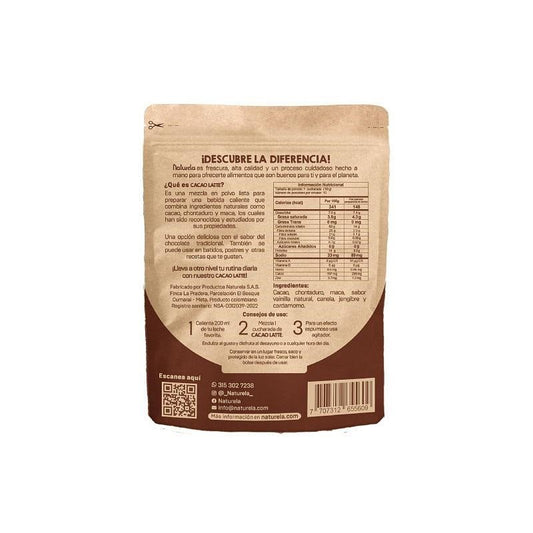 Cacao latte x 100gr - Artemisa Productos Naturales