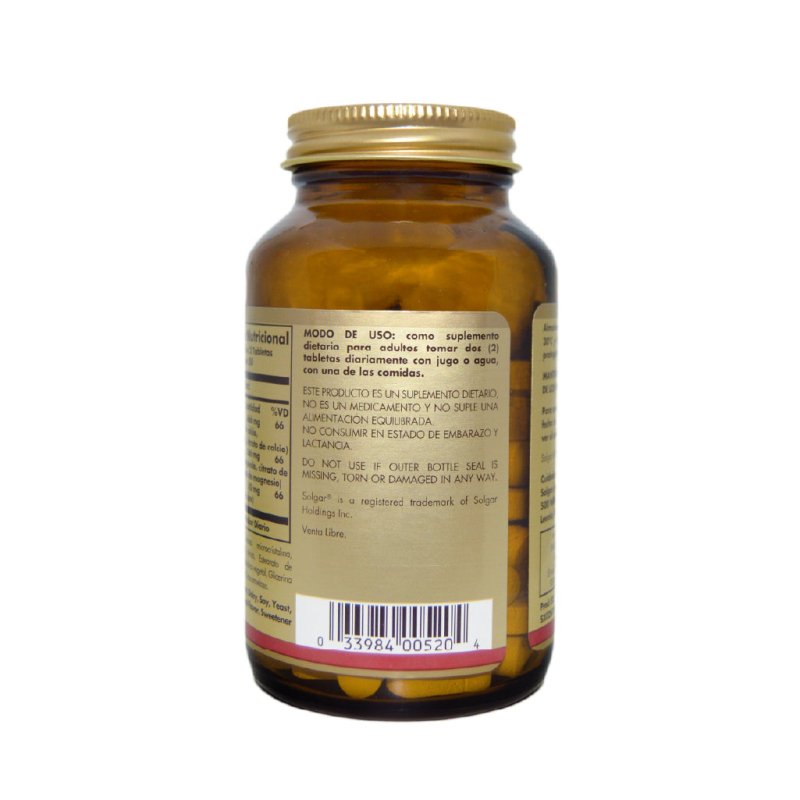 Calcio, Magnesio y Zinc x 100 tabletas - Artemisa Productos Naturales