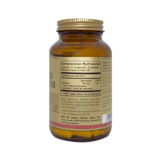 Chelated Magnesium x 100 tabletas - Artemisa Productos Naturales