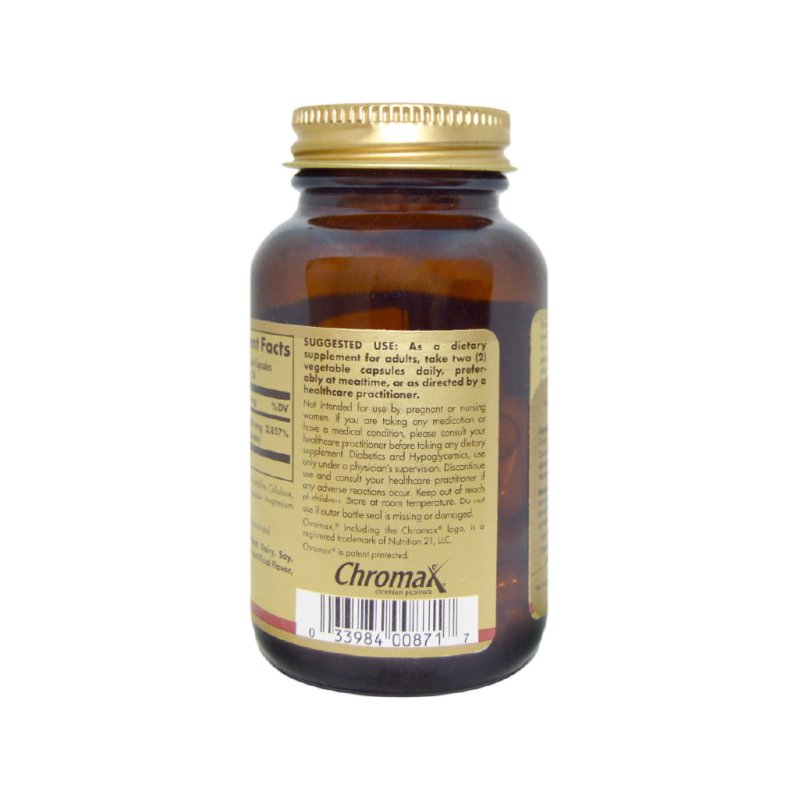 Chromium Picolinate 500 mcg x 60 cápsulas vegetarianas. - Artemisa Productos Naturales