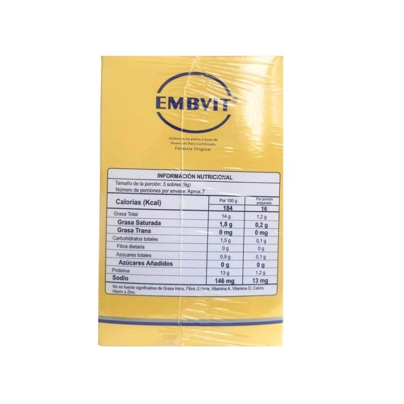 Embvit 20 sobres - Artemisa Productos Naturales