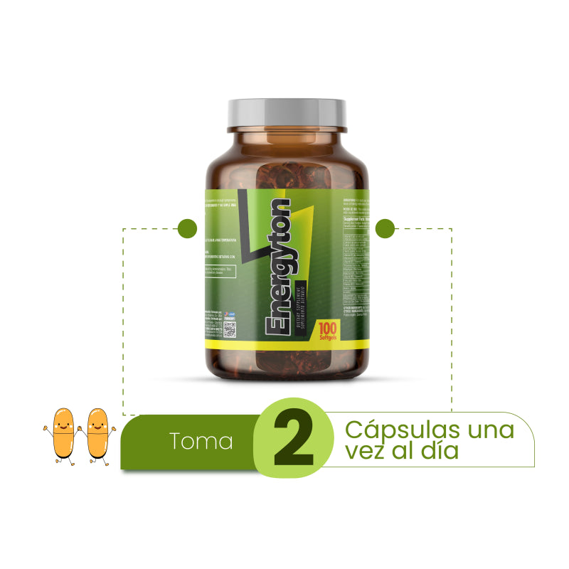 Energyton Plus x 100 softgels - Artemisa Productos Naturales