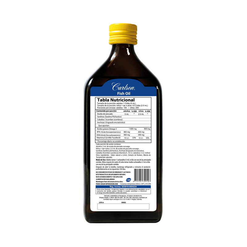 Fish Oil x 200 ml - Artemisa Productos Naturales