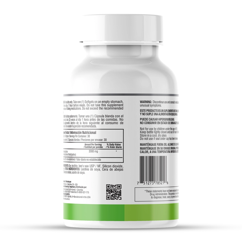 Garcinia Mangostana 2000 mg x 60 softgels - Artemisa Productos Naturales