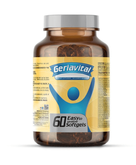 GERIAVITAL 50+ PLATINUM MULTIVITAMIN 60 SOFTGELS - Artemisa Productos Naturales