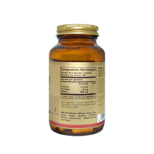 Glycine 500 mg x 100 cápsulas vegetales - Artemisa Productos Naturales
