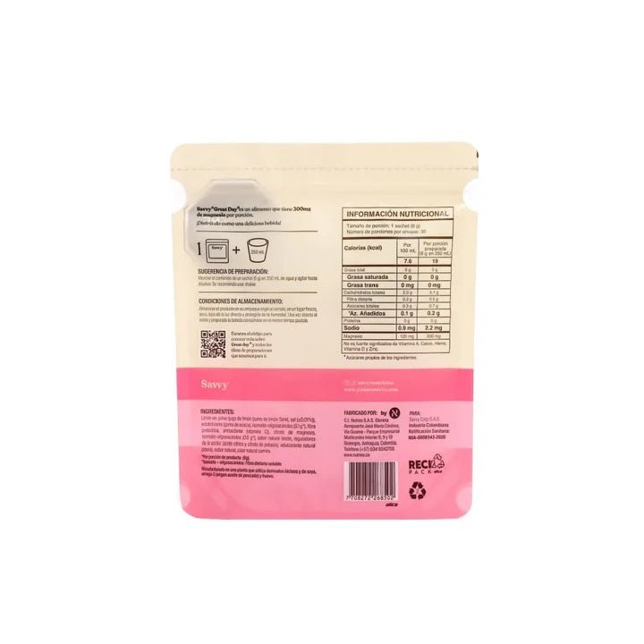 Great Day limonada rosada x 180 gr - Artemisa Productos Naturales