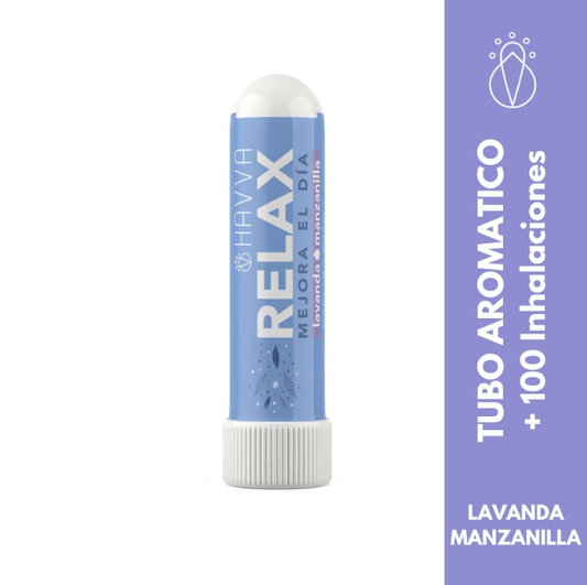 Havva Relax Tubo Aromático Lavanda - Manzanilla - Artemisa Productos Naturales