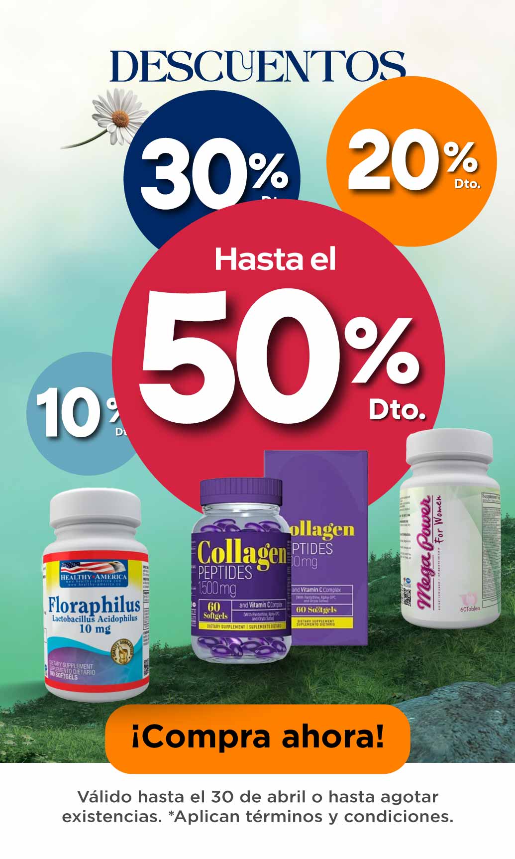 healthy america - colageno - vitaminas - artemisa tienda Bienestar