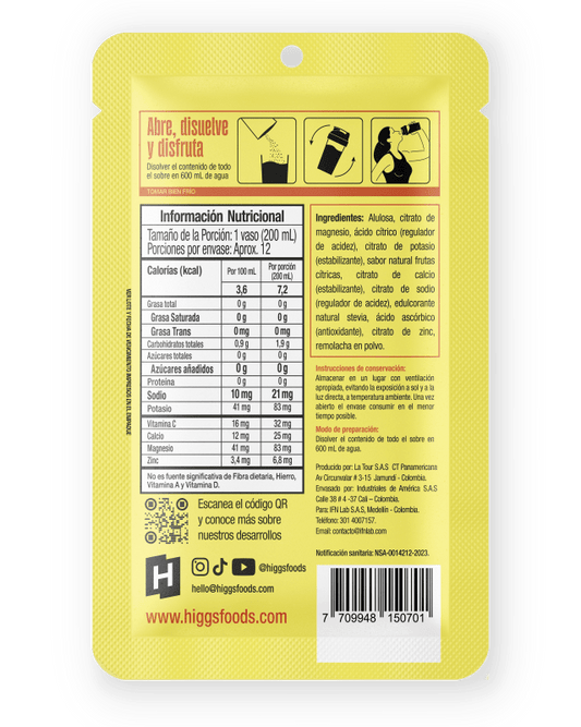 Higgs Citrus Twist x4 und - Artemisa Productos Naturales