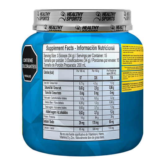 ISO Whey 100% x 510 gr. 15 servicios - Artemisa Productos Naturales