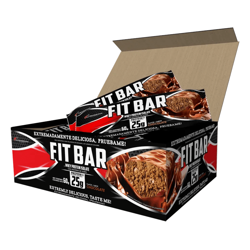 ITBAR barra de proteina sabor Chocolate unidad NUTRAMERICAN - Artemisa Productos Naturales