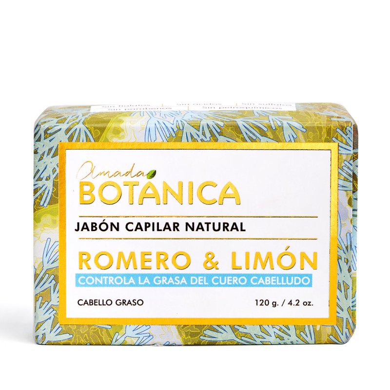 JABON CAPILAR ROMERO Y LIMON 120GR - Artemisa Productos Naturales