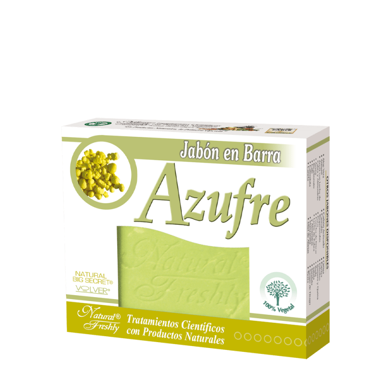 Jabón en barra de azufre x 90 gr - Artemisa Productos Naturales