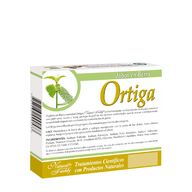 Jabón en barra de ortiga x 90 gr - Artemisa Productos Naturales