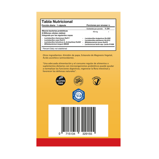 Jarro - dophilus Eps x 30 cápsulas - Artemisa Productos Naturales