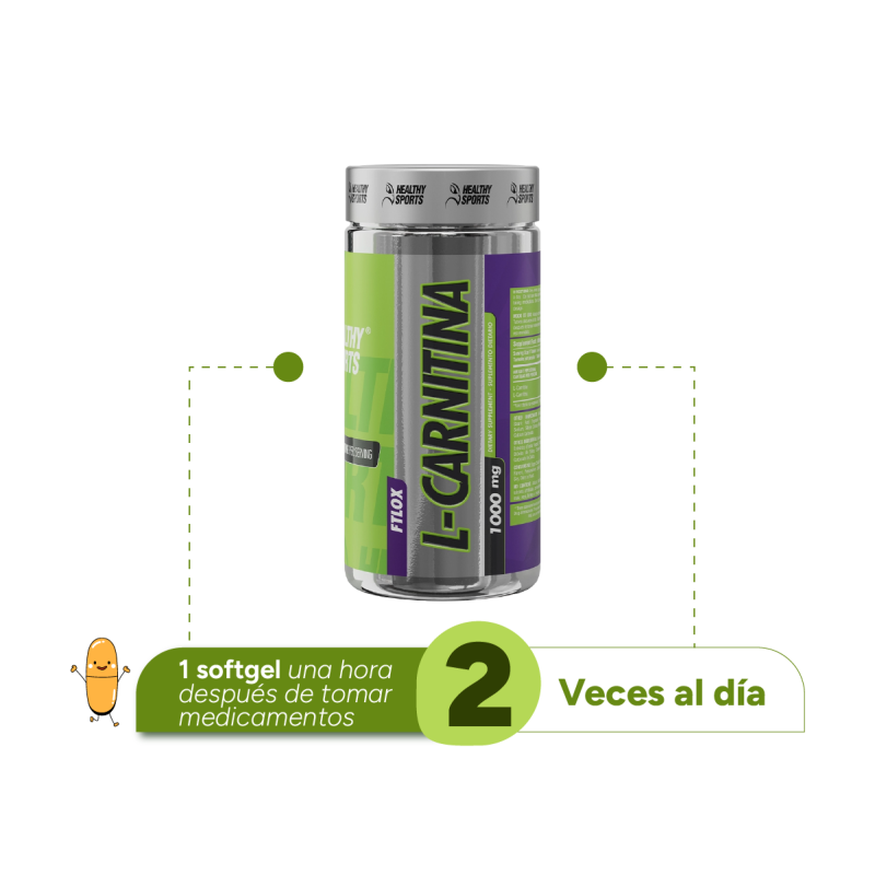 L - Carnitina 1000 mg x 60 caplets - Artemisa Productos Naturales