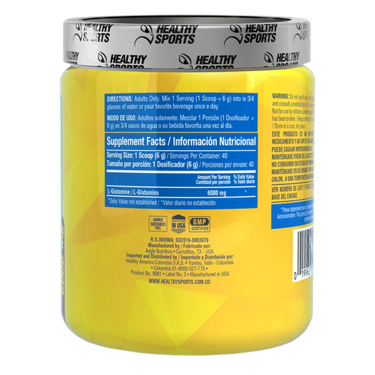 L Glutamine 6000 mg 240 gr polvo - Artemisa Productos Naturales