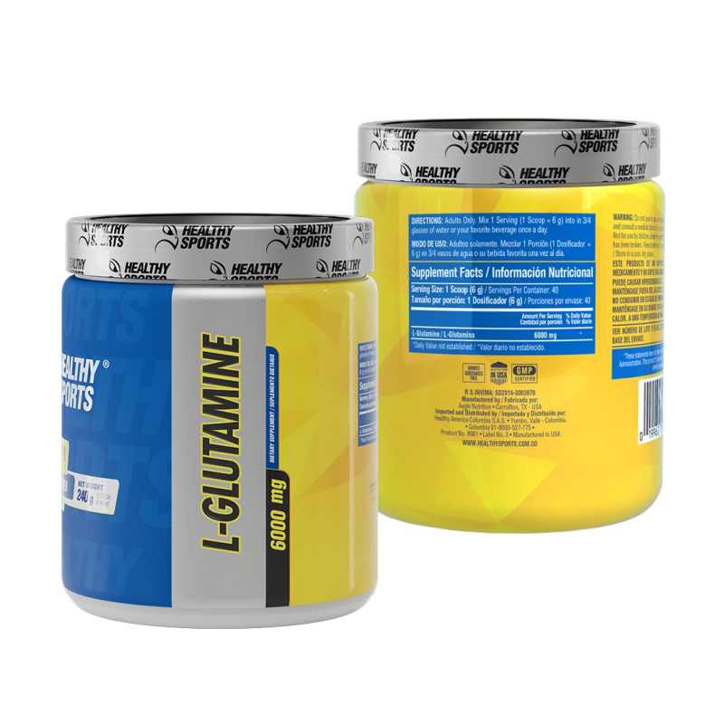 L Glutamine 6000 mg 240 gr polvo - Artemisa Productos Naturales