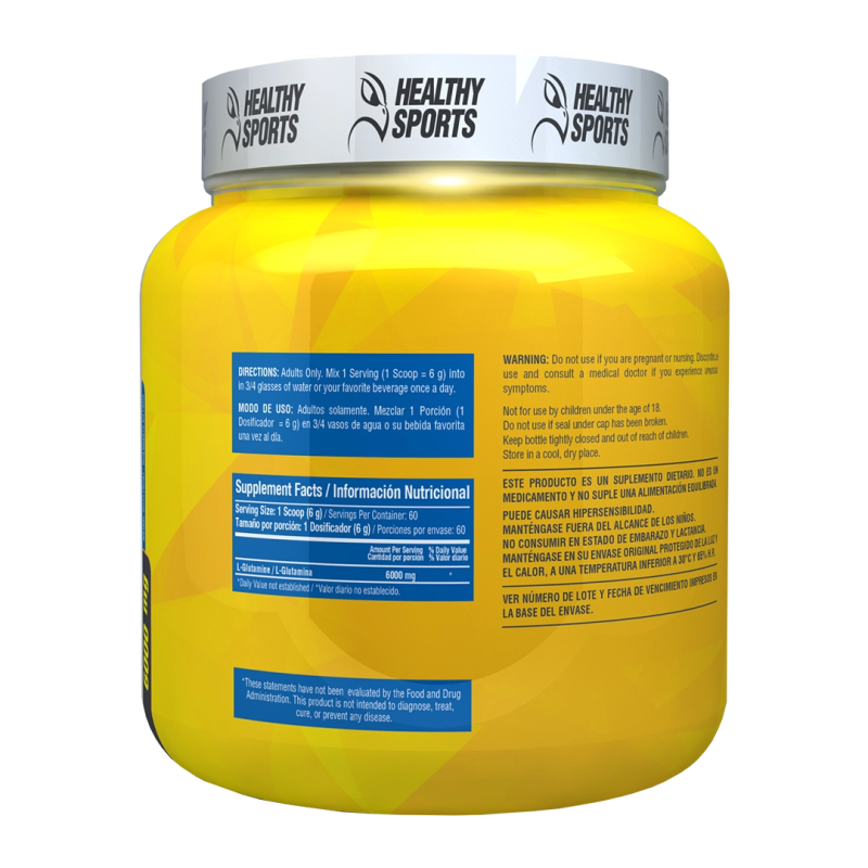 L Glutamine 6000 mg 360 gr polvo - Artemisa Productos Naturales