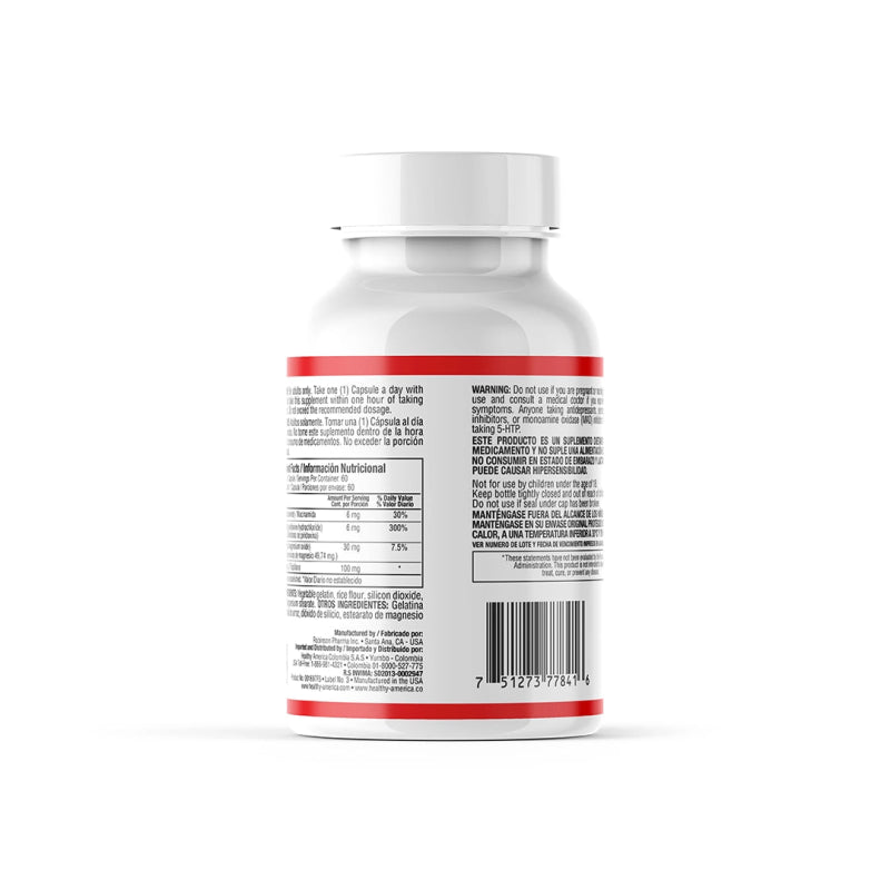 L - Tryptophan 5 - HTP 100 mg x 60 caps - Artemisa Productos Naturales