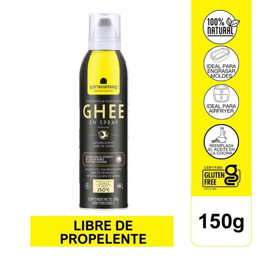 MANTEQUILLA GHEE EN SPRAY KARAVANSAY - Artemisa Productos Naturales