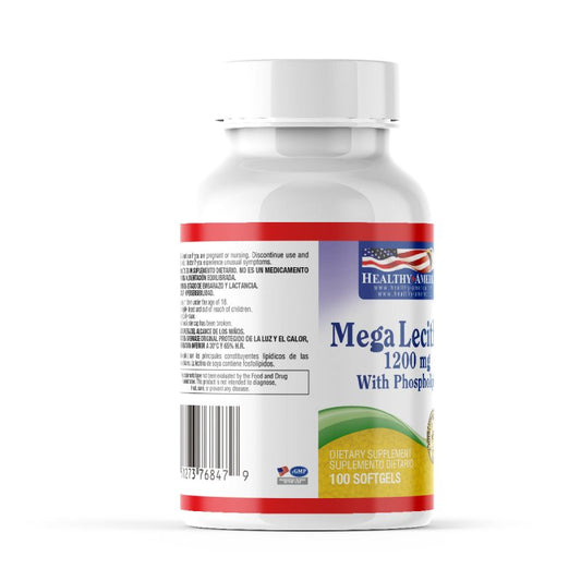 Mega Lecithin 1200 mg x 100 softgels - Artemisa Productos Naturales