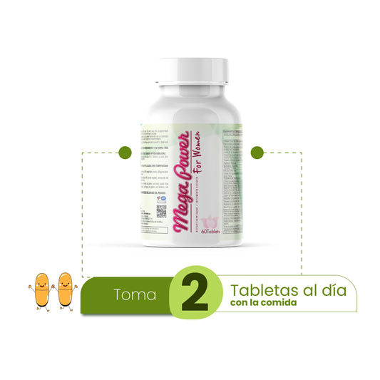 Mega Power for Women x 60 tabletas - Artemisa Productos Naturales