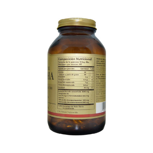 Omega 3 Fish Oil EPA +DHA x 120 Softgels - Artemisa Productos Naturales