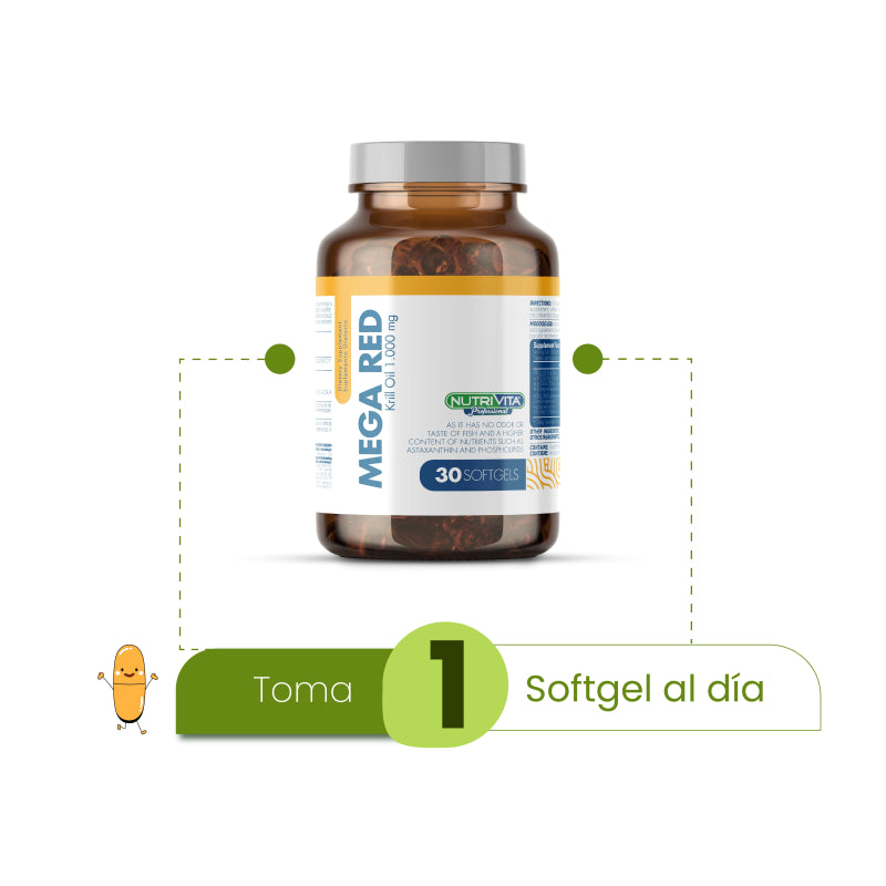Red Krill Oil x 30 softgels - Artemisa Productos Naturales