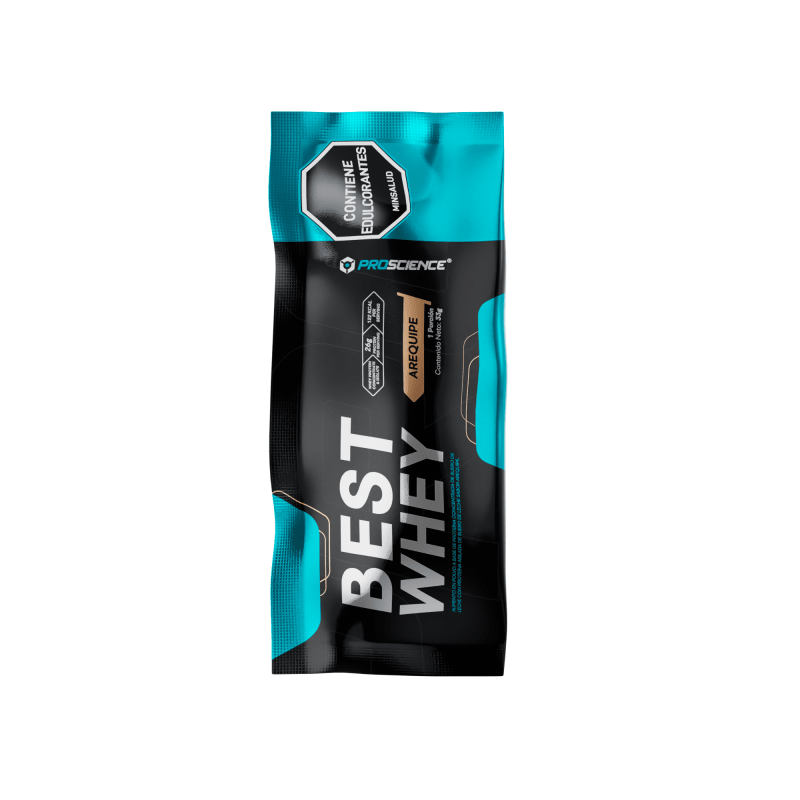 SACHET BEST WHEY AREQUIPE PROSCIENCE UNIDAD 33 G - Artemisa Productos Naturales