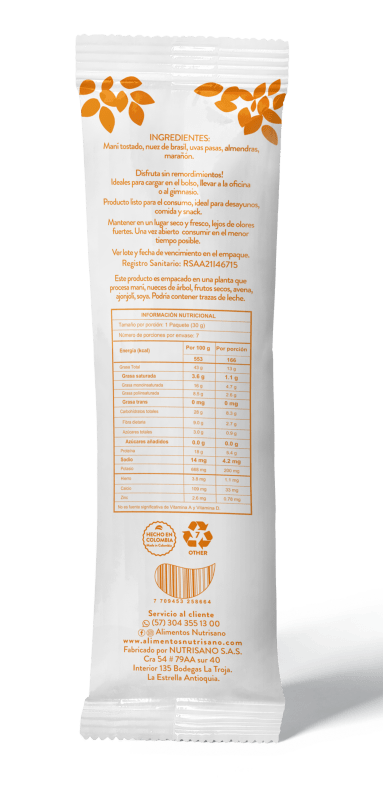 SEMINARIO FRUTOS SECOS 210GR UVAS PASAS - Artemisa Productos Naturales