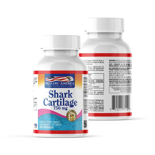 Shark Cartilage 750 mg 100 cápsulas - Artemisa Productos Naturales
