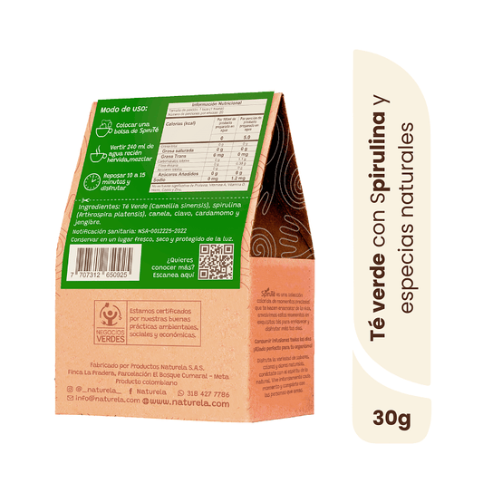 Spiruté verde x 20und 30gr - Artemisa Productos Naturales