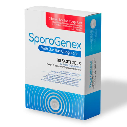 Sporogenex 30 Softgels - Artemisa Productos Naturales