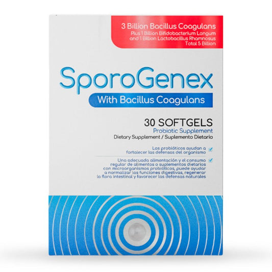 Sporogenex 30 Softgels - Artemisa Productos Naturales