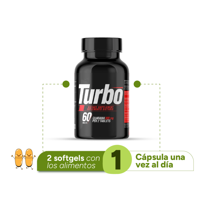 Turbo 60 tabletas - Artemisa Productos Naturales