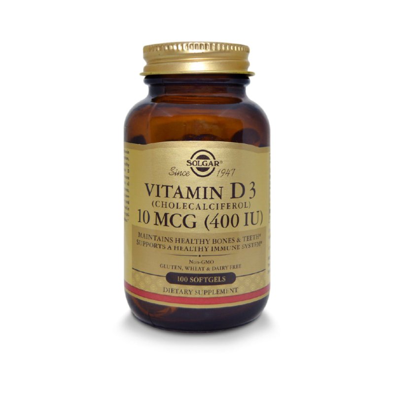 Vitamina D3 400 IU x 100 softgels - Artemisa Productos Naturales