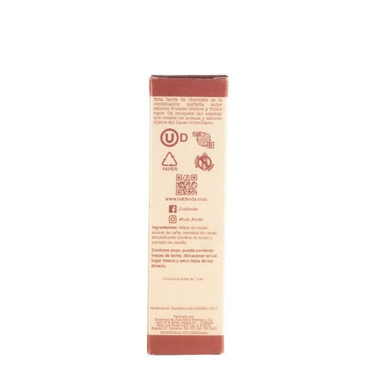 Barra de Chocolate Lok al 60% x 35 gr - Artemisa Productos Naturales