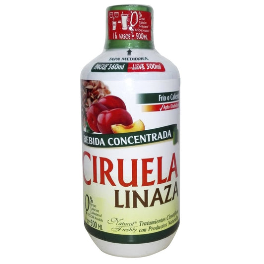 Bebida de ciruela y linaza x 500 ml - Artemisa Productos Naturales