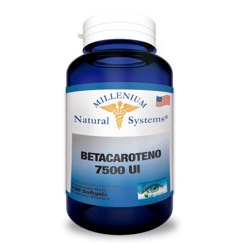 Betacaroteno 7500 IU x 100 softgels - Artemisa Productos Naturales