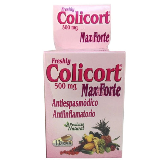 Colicort Max Forte 500 mg x 12 cápsulas - Artemisa Productos Naturales