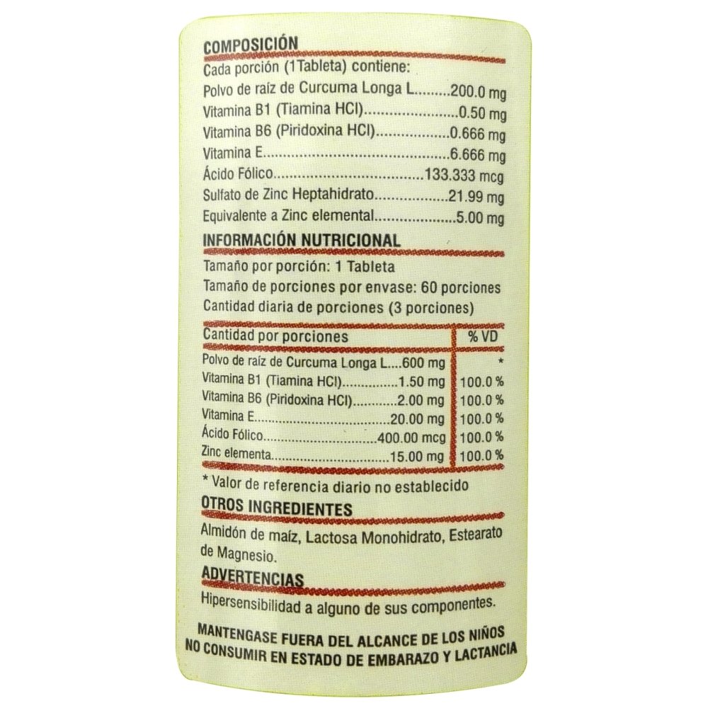 Curmax Plus x 60 Tabletas - Artemisa Productos Naturales